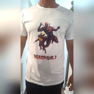 Custom made Deadpool 3 Wolverine T-shirt